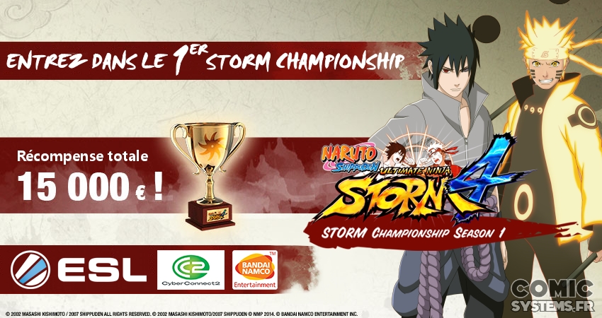 STORM CHAMPIONSHIP: Naruto se lance dans l'e-sport - Naruto Shippuden