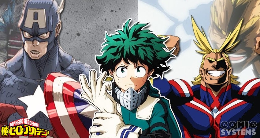 Un fanart de Captain America à la sauce My Hero Academia - Mangas et ...